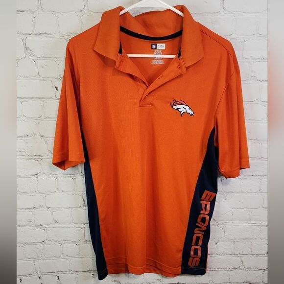 Men's NFL Denver Broncos "TX3 Cool" polo, size Medium - Picture 1 of 3